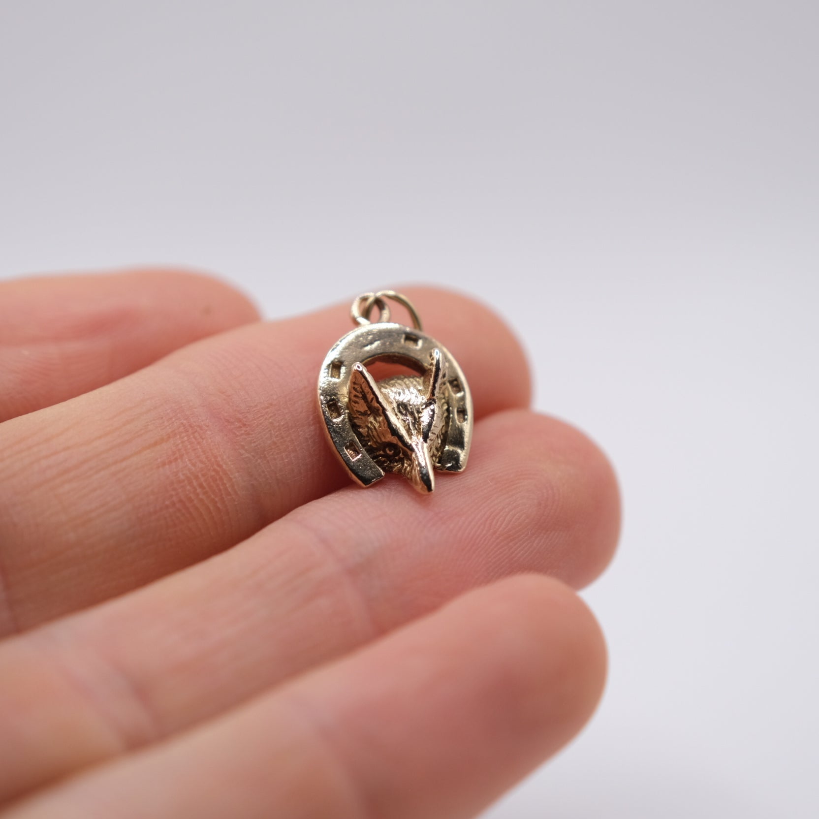 Horseshoe & Fox Pendant